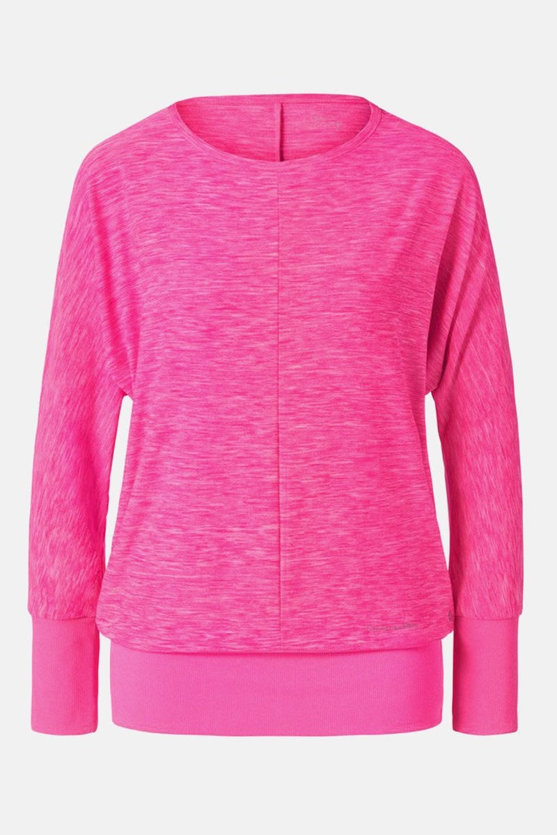 Tchibo بلوزة رياضية للنساء بأكمام بات وينغ، وردي - Image 2