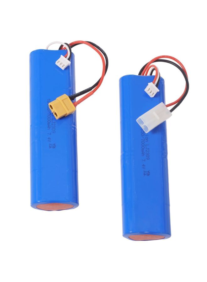 7.4v7000mAh Large Capacity Lithium Battery Henglong 381838893809 Remote Control Battery 1800-Color:L6.2 Otamiya 2800mah+usb  - Image 3
