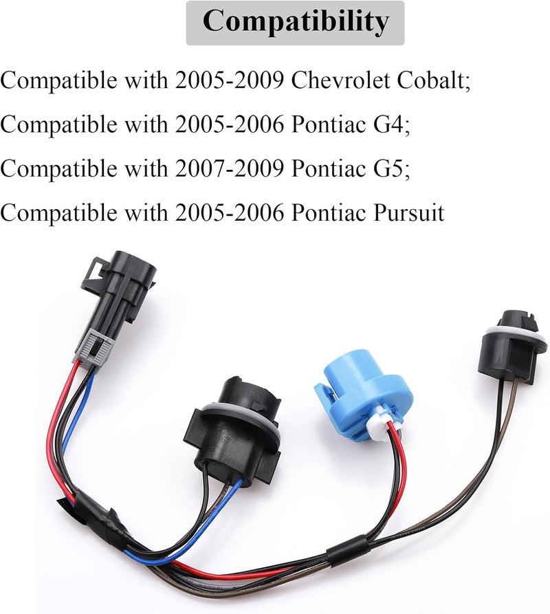 HOPUT 645-205 Headlight Wire Harness for Chevy Cobalt and Pontiac Models - Image 5