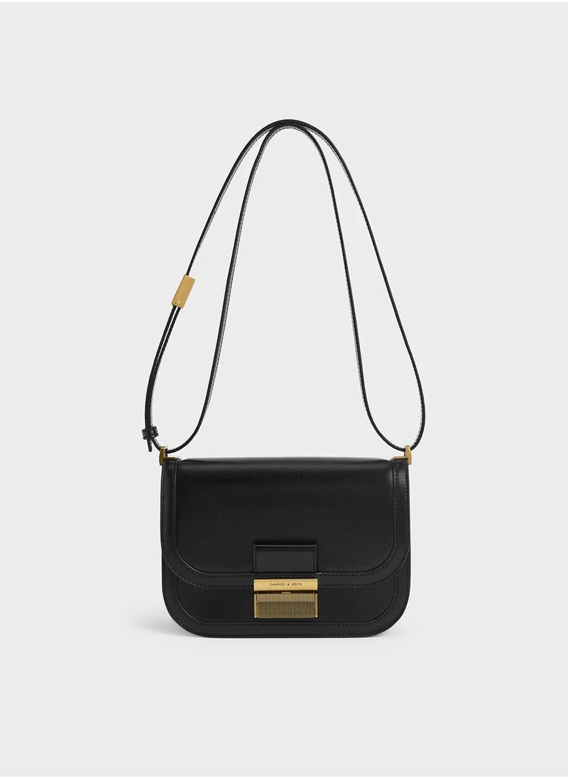 Charles & Keith CHARLES & KEITH Charlot Crossbody Bag & Shoulder Bag  - Black  - Image 1