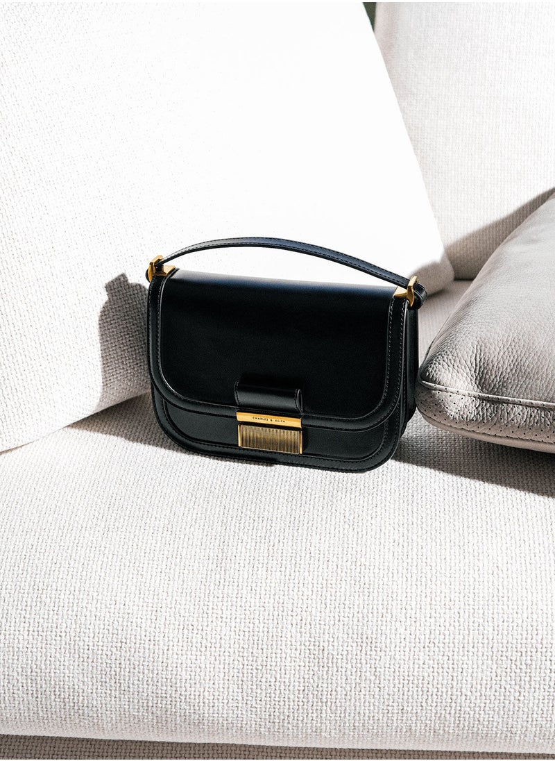 Charles & Keith CHARLES & KEITH Charlot Crossbody Bag & Shoulder Bag  - Black  - Image 4