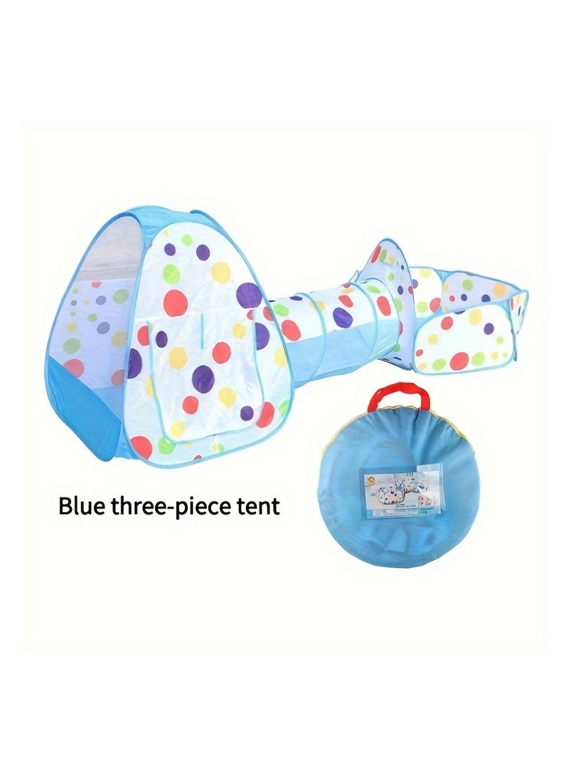 خيمة لعب الأطفال، زحف النفق و كرة حفرة ملعب الوثب خيمة الأولاد الفتيات الرضع والأطفال الصغار استخدام في الهواء الطلق مع حمل حقيبة - Image 5