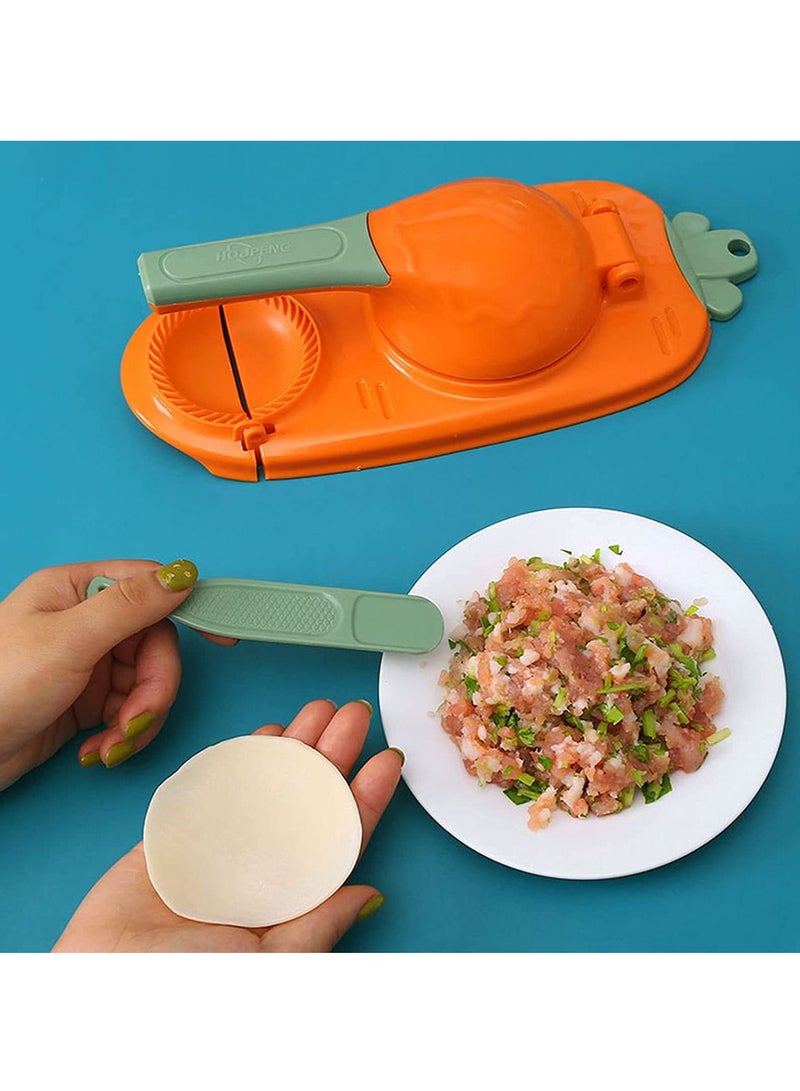 DubaiGallery 2 in 1 Automatic Dumpling Machine with Dough Press Tools, Easy Kitchen Dumpling Molds for Dumpling Making - Image 3