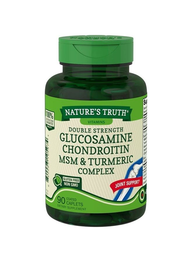 Nature's Truth DS Glucosamine Chondroitin MSM Complex 90 Tablets  - Image 1