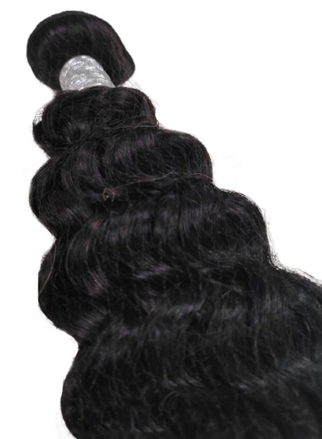 Black Long Wavy Full Head Wig 22" Inches - Image 2