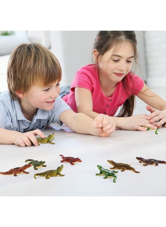 Generic - Crocodile Toy Alligator Toy Simulation Realistic Crocodile Toy Plastic Alligator Wild Life Jungle Animal Model Figure Toy Alligators And Crocodiles For Play (24 Pieces) - Image 1