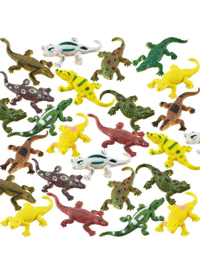 Generic - Crocodile Toy Alligator Toy Simulation Realistic Crocodile Toy Plastic Alligator Wild Life Jungle Animal Model Figure Toy Alligators And Crocodiles For Play (24 Pieces) - Image 1
