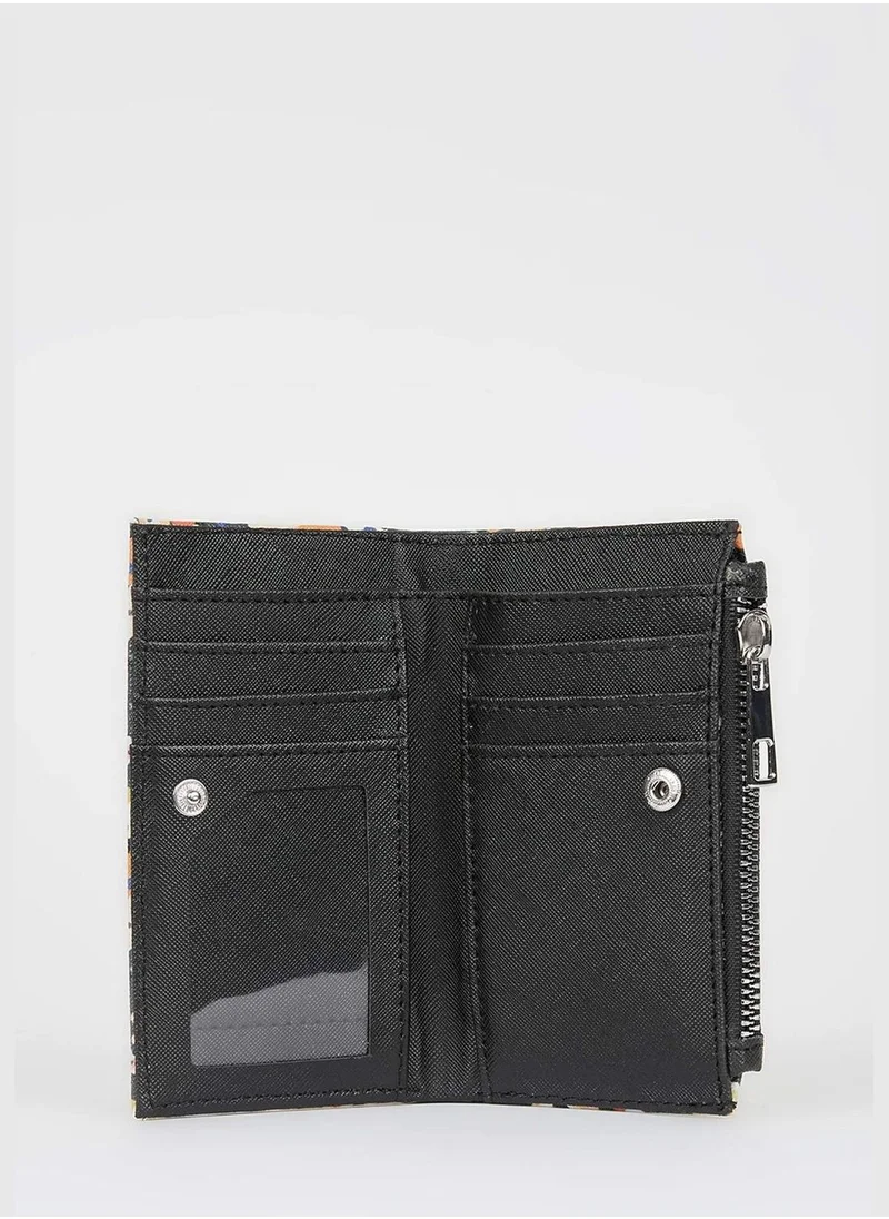 DeFacto Faux Leather Floral Print Wallet