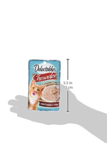 Hartz Delectables Chowder Lickable Wet Cat Treats for Kitten, Adult & Senior Cats, Chicken & Tuna, 1.4 Ounce (Pack of 12) - Image 3