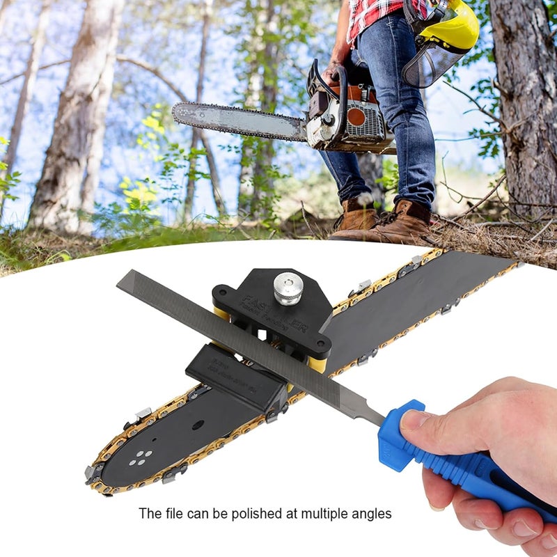 Chainsaw Sharpening Tool Kit, 3 / 16in 325in Files Set, Multiple Angle Polished - Efficient Guide Frame, Durable Steel Material, Ideal for Woodworking Enthusiasts - Image 5