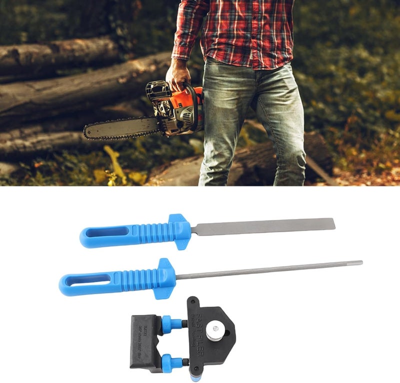 Chainsaw Sharpening Tool Kit, 3 / 16in 325in Files Set, Multiple Angle Polished - Efficient Guide Frame, Durable Steel Material, Ideal for Woodworking Enthusiasts - Image 3