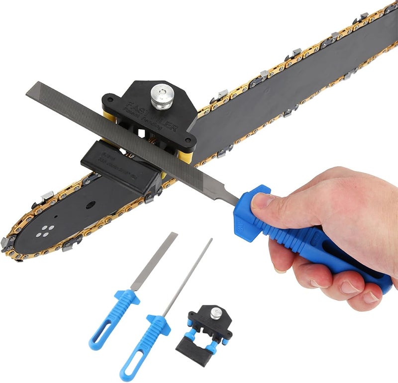 Chainsaw Sharpening Tool Kit, 3 / 16in 325in Files Set, Multiple Angle Polished - Efficient Guide Frame, Durable Steel Material, Ideal for Woodworking Enthusiasts - Image 4