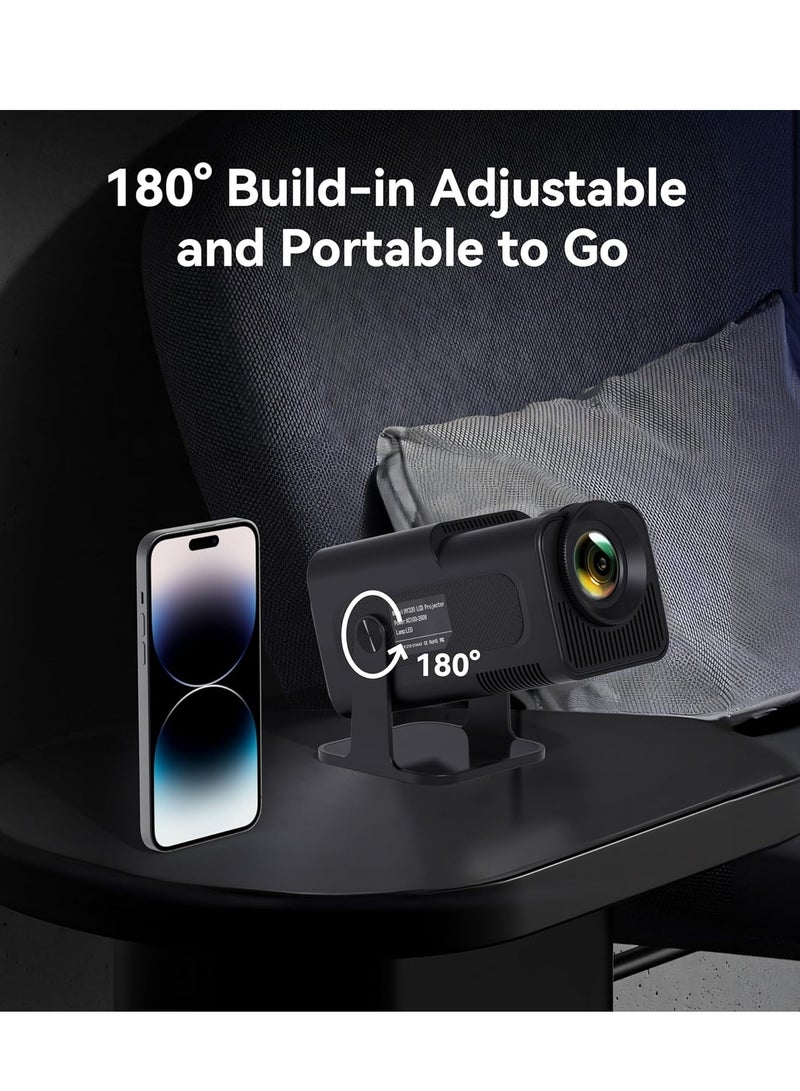 ELTRAZONE Short Throw 4K Projector: Native 1080P, Auto Keystone Correction, and 180-Degree Rotation Feature  - Image 5