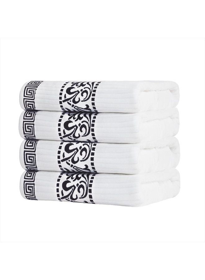 Superior Decorative Athens 6-Piece Cotton Bath Towel Set, Black  - Image 1