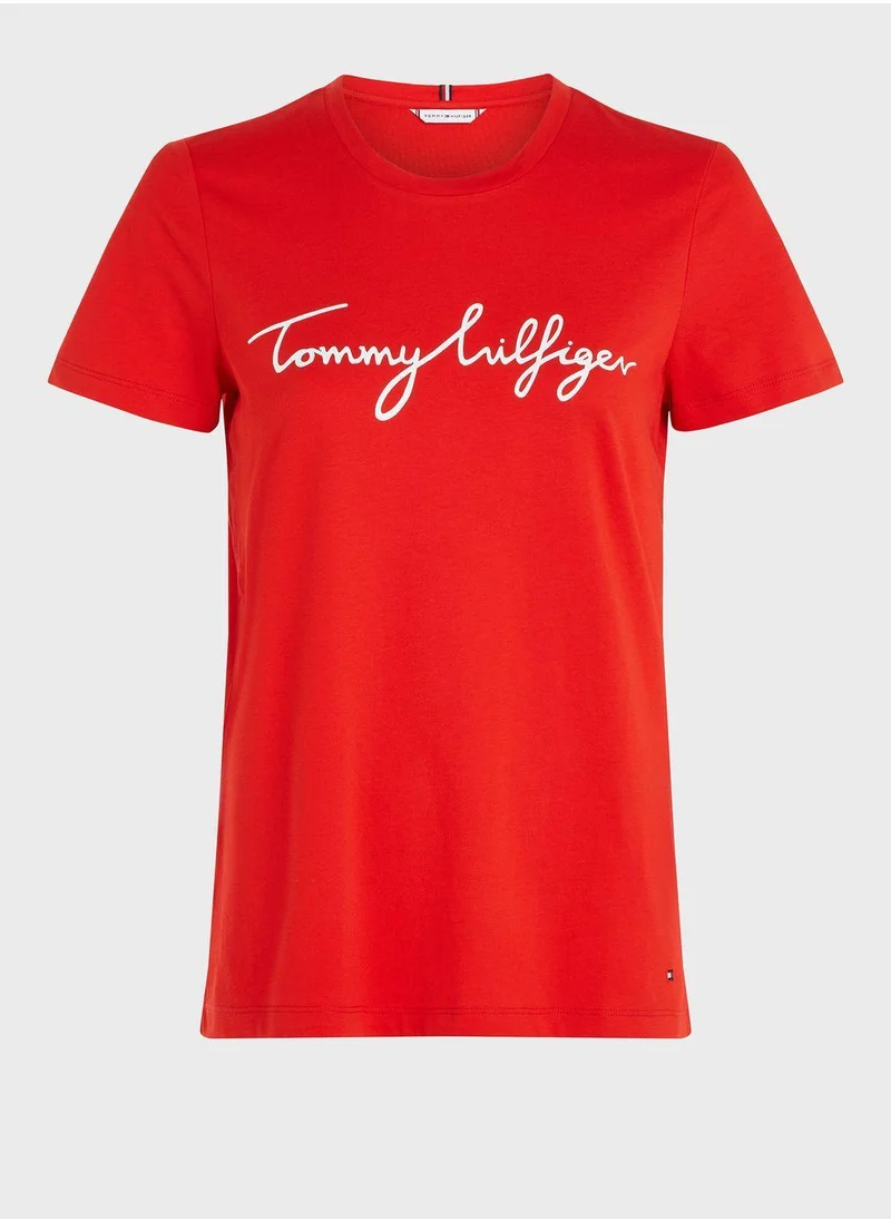 TOMMY HILFIGER Crew Neck Graphic T-Shirt