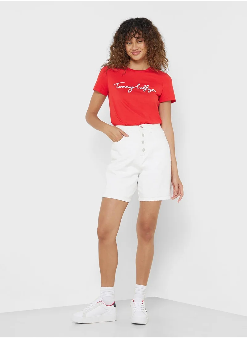 TOMMY HILFIGER Crew Neck Graphic T-Shirt