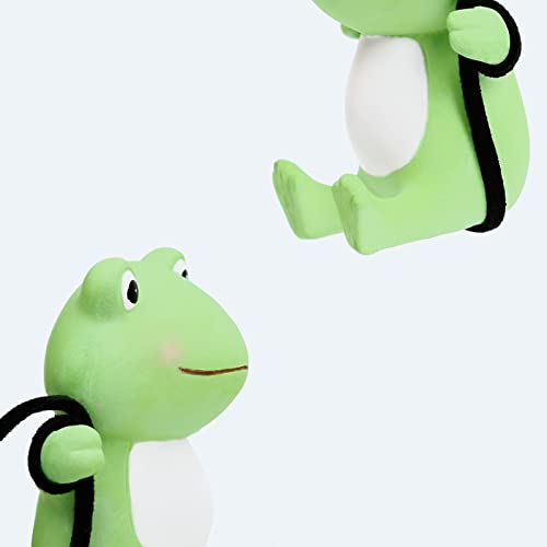 YGMONER Cute Swinging Frog Car Rear View Mirror Hanging Accessories Funny Car Interior Decor Gifts for Women Men (Frog) - Image 5