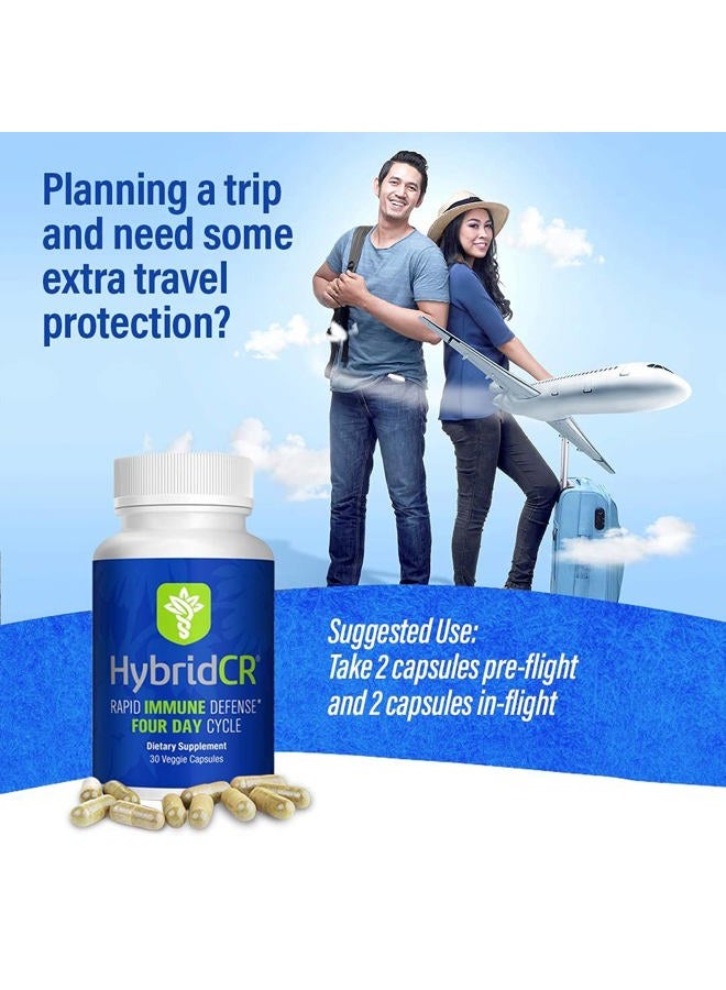 Hybrid Remedies Hybridcr Rapid Immune Defense By | Pharmacist Formulated Natural Herbal Formula To Support Immune Response | Gluten-Free Natural Herbal Remedy | 30 Capsules - Image 3
