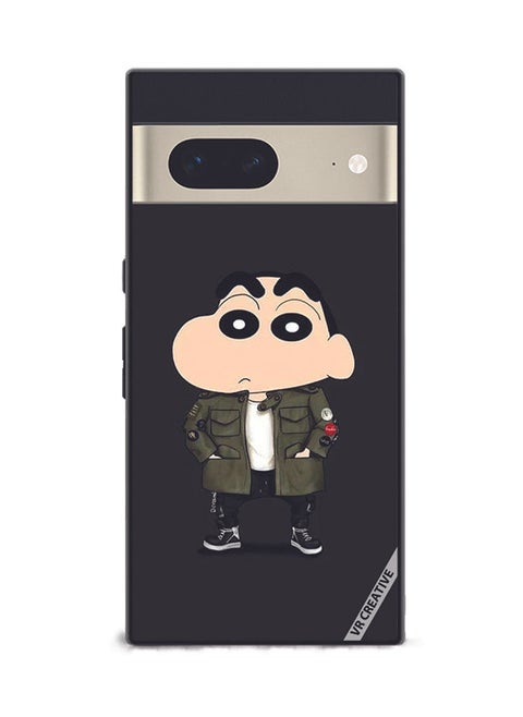 Protective Case Cover For Google Pixel 7 Shinchan Design Multicolour