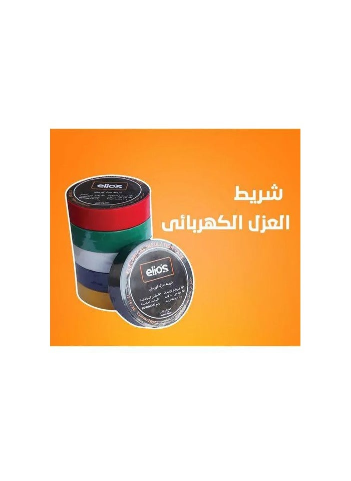 Elios Baku electrical insulator soldering tape (welding tape), 10 rolls, 20 yards, white color  - Image 1