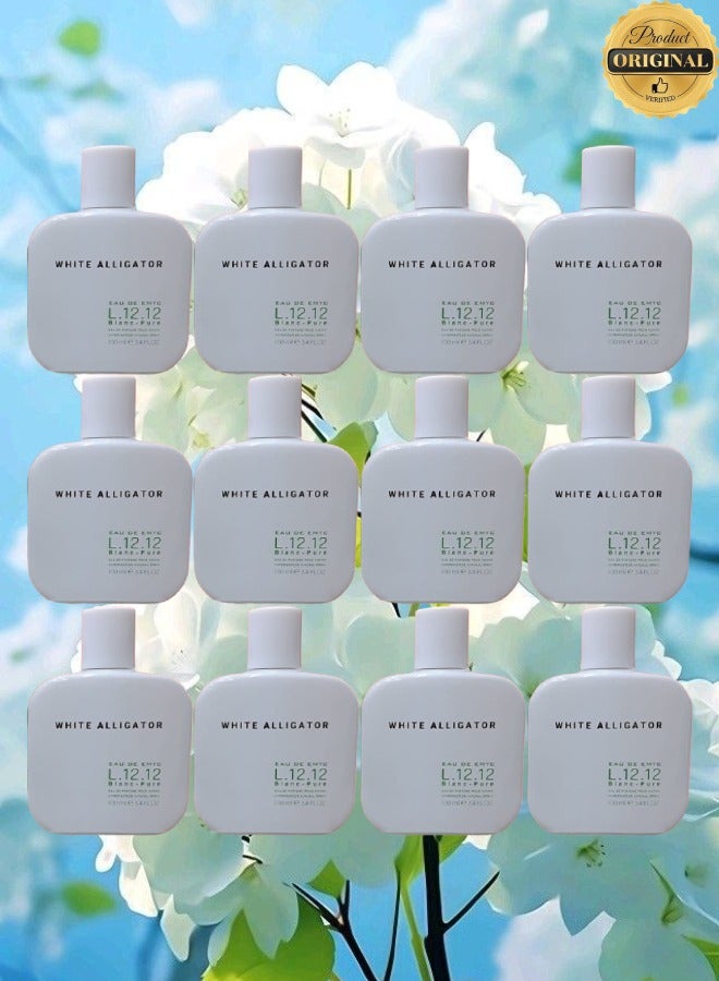 EMYC 12 Pieces White Alligator Perfume 100ML - Image 1
