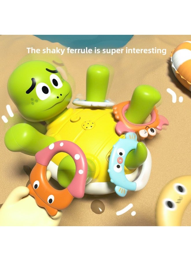 Baby Electric Water Spray Small Turtle Water Frog Rotating Loop Children's Bathroom Shower Bath Toys-Color:Bubble Crab  Chinese Color Box  - Image 3