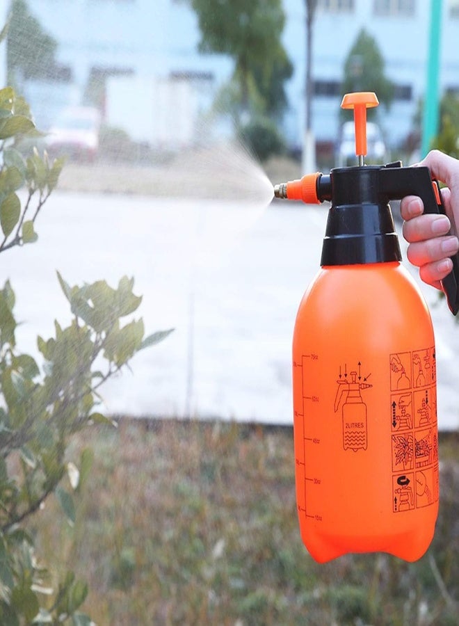 AKDC Lixada- 2L Garden Sprayer Pump Handheld Water Sprayers Pressurized Plant Water Mister Sprayer Lawn Mister Bottle For Watering D-Isinfectant 75% A-Lcohol Cleaning Fertilizing  - Image 5