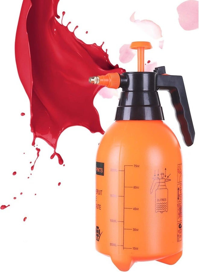 AKDC Lixada- 2L Garden Sprayer Pump Handheld Water Sprayers Pressurized Plant Water Mister Sprayer Lawn Mister Bottle For Watering D-Isinfectant 75% A-Lcohol Cleaning Fertilizing  - Image 3