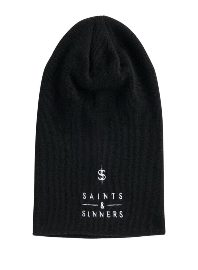قبعة صوفية سوداء من Saints & Sinners
