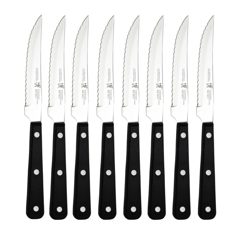 HENCKELS Razor-Sharp Steak Knife Set of 8, German Engineered Informed by 100+ Years of Mastery - Image 1