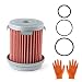 DIRBOERF Auto Transmission Filter with Transmission Oilfluid Cooler Orings Compatible For Acura RDX RLX TSX TL 20032020 Honda Odyssey Accord CRV Civic Pilot 20012019 Replace 25450P4V013 - Image 2