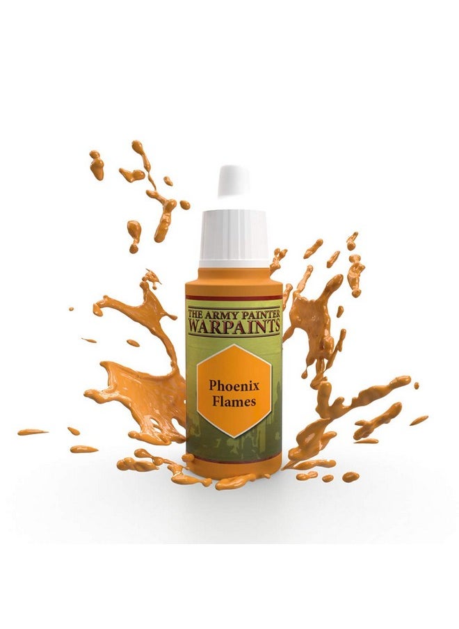 The Army Painter Phoenix Flames Warpaint Acrylic Non Toxic Heavily Pigmented Water Based Paint For Tabletop Roleplaying Boardgames And Wargames Miniature Model Painting  - Image 1
