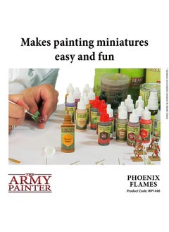 The Army Painter Phoenix Flames Warpaint Acrylic Non Toxic Heavily Pigmented Water Based Paint For Tabletop Roleplaying Boardgames And Wargames Miniature Model Painting  - Image 4