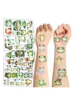 DTBG Cartoon Frog Tattoo Stickers for Kids,Cartoon Series Waterproof Fashionable Temporary Tattoo Sticker  - Image 3