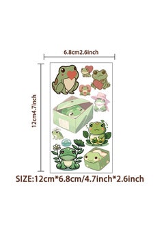 DTBG Cartoon Frog Tattoo Stickers for Kids,Cartoon Series Waterproof Fashionable Temporary Tattoo Sticker  - Image 4
