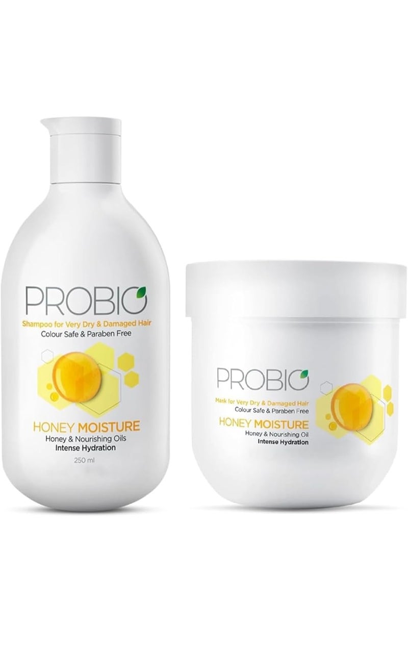 Farming Drop Probio Honey Moisture Shampoo250ml Honey Moisture Mask200g - Image 1