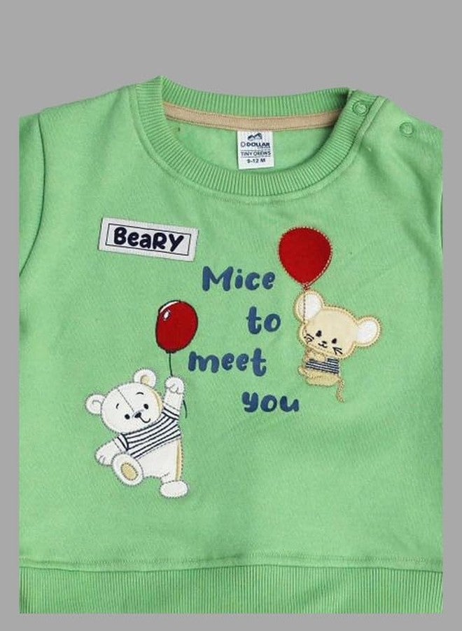 Dollar Junior Tiny Crews Baby Boys Casual T-Shirt Pant Set (KWRN10025_12-18M) Multicolour - Image 3