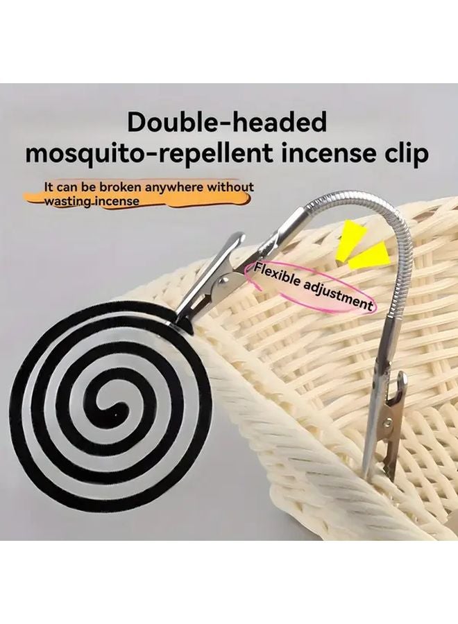 2pcs Portable Vertical Mosquito Coil Holder 11 02 Inch Adjustable Heat Resistant Anti Tilt For Indoor Outdoor - Image 3
