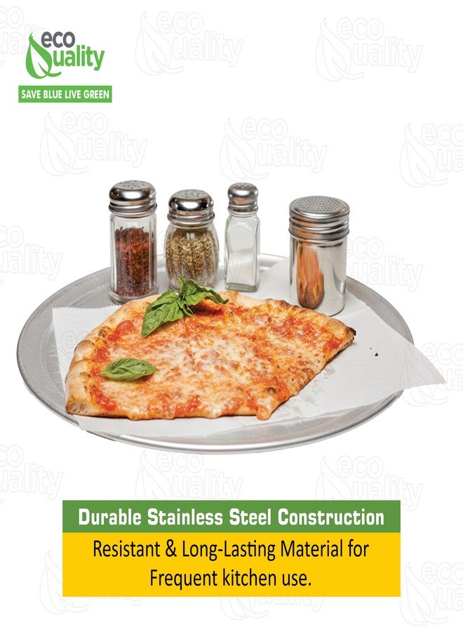 EcoQuality [1 PACK] Stainless Steel Versatile Dredge Shaker Set 10 Ounce - Salt, Pepper, Sugar, Condiments, Oregano, Spices Shaker for Restaurants, Baking, Cooking (10oz) - Image 4