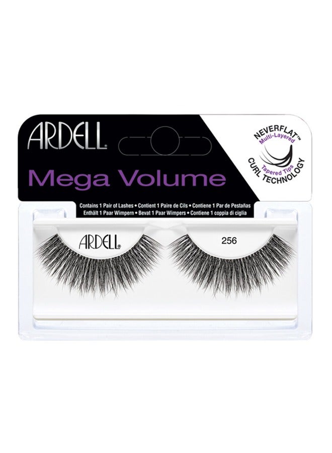 رموش Ardell 3D Mega Volume Strip Eyelash 256 - رموش صناعية جذابة تدوم طويلاً