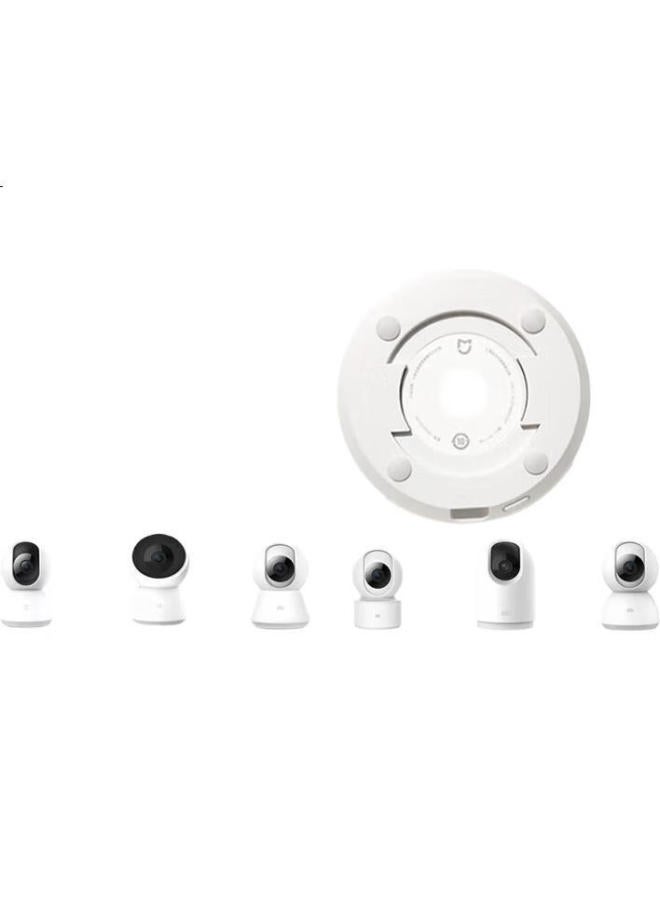 trendsetter حامل جداري من تريندسيتتر لكاميرا شاومي C700/C500/C300/720P/2K/بان تيلت 3/كاميرا مراقبة صغيرة بيضاء بان تيلت - Image 2