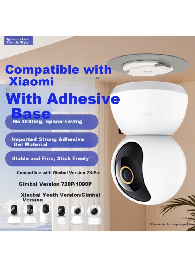 Trendsetter Wall Mount Bracket For Xiaomi Camera C700/c500/c300/720p/2k Version/pan Tilt 3/small White Pan Tilt Surveillance Camera - Image 1
