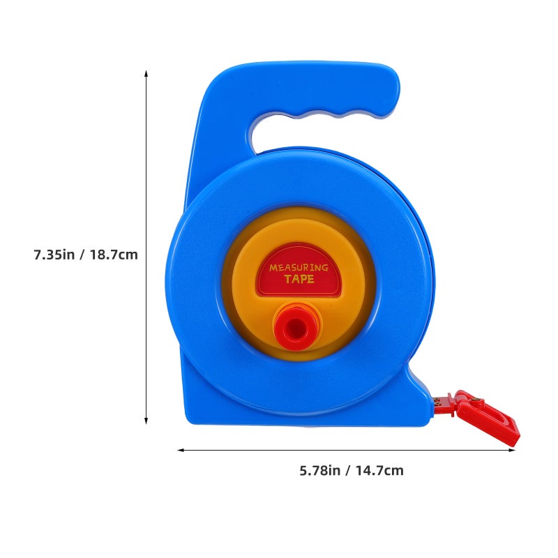 Dual-Scale Soft Tape Measure For Kids: 1m Retractable Measuring Tape Toy - Metric And Inch Ruler For Children Science Learning And Early Education - Image 3