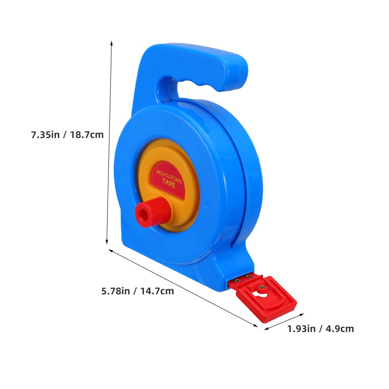 Dual-Scale Soft Tape Measure For Kids: 1m Retractable Measuring Tape Toy - Metric And Inch Ruler For Children Science Learning And Early Education - Image 4