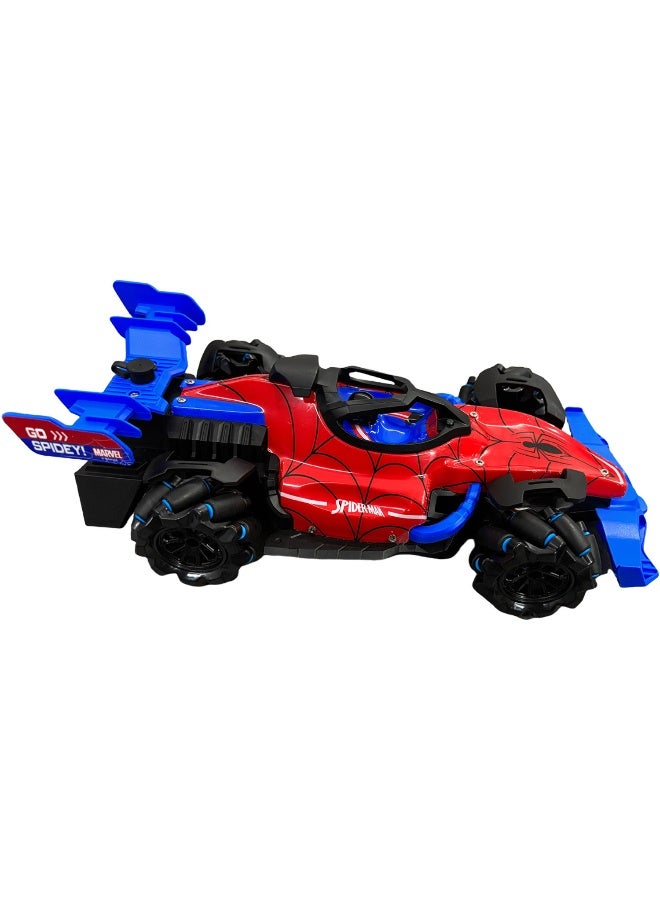 Marvel Spiderman Aero Spitz GT Spray Remote Control | 2.4 GHz | Mecanum Wheels | Lights & Music | Age 6+ - Image 2