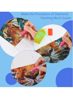 KASTWAVE 100 Pieces Diamond Paper 15x10cm/6x4inch Double-Sided Release Paper Non-Stick Release Paper for Diamond 5D Painting Cover Papers for Diamond Gem Painting Diamond Art Accessories  - Image 3