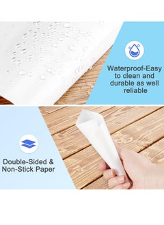 KASTWAVE 100 Pieces Diamond Paper 15x10cm/6x4inch Double-Sided Release Paper Non-Stick Release Paper for Diamond 5D Painting Cover Papers for Diamond Gem Painting Diamond Art Accessories  - Image 5