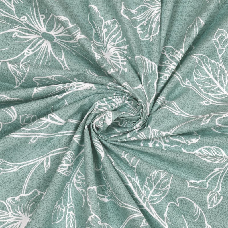 Cosy CORNER ملاءة سرير كينج من قطن كوزي كورنر مع 2 غطاء وسادة، ملاءة لسرير مزدوج، 90X100 بوصة - Image 2