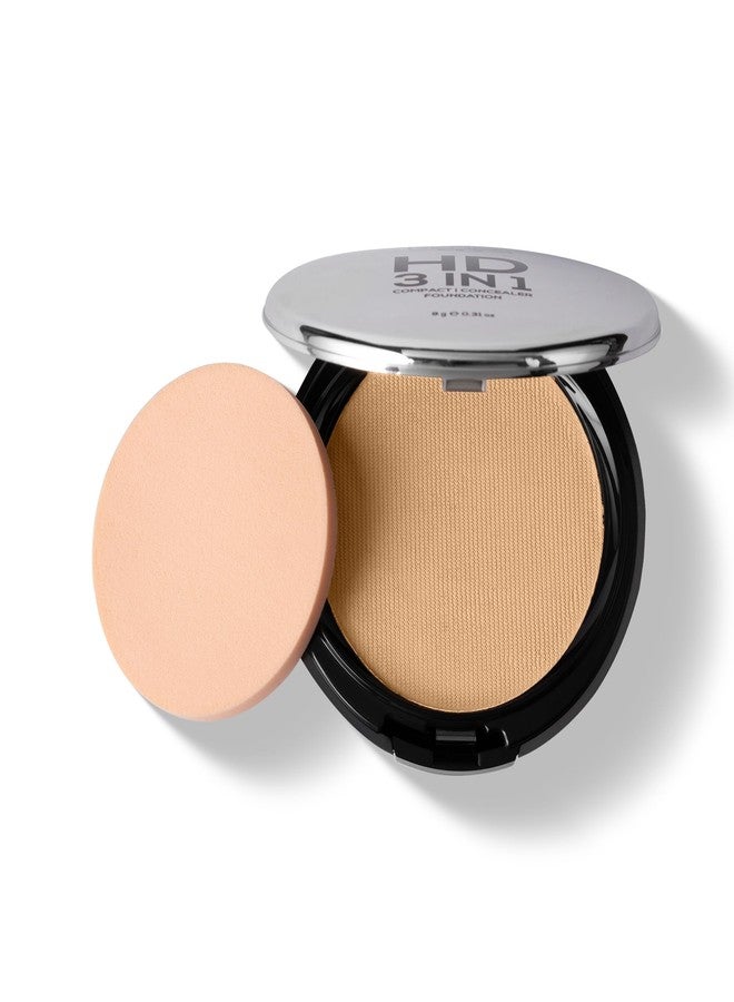 RENEE PRO HD 3 In 1 Compact,Concealer, Foundation - Ivorie, SPF 20, Matte Finish, High Coverage, Ultralight & Silky Smooth Finish, Enriched With Vitamin E, C & Aloe Vera - 9 Gm - Image 2