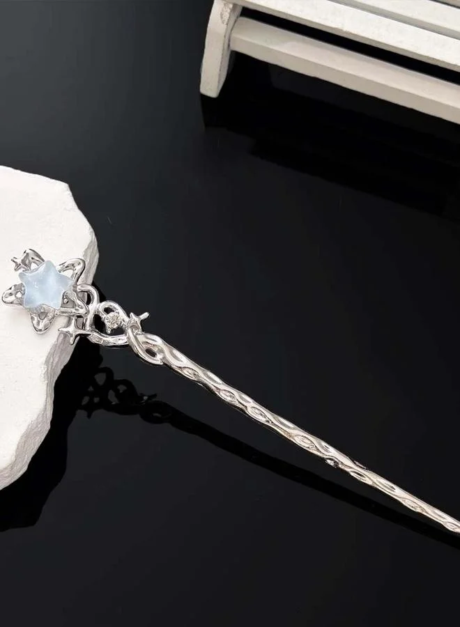 Take Two  Silver Star Hair Pin for Women | Best Price UAE